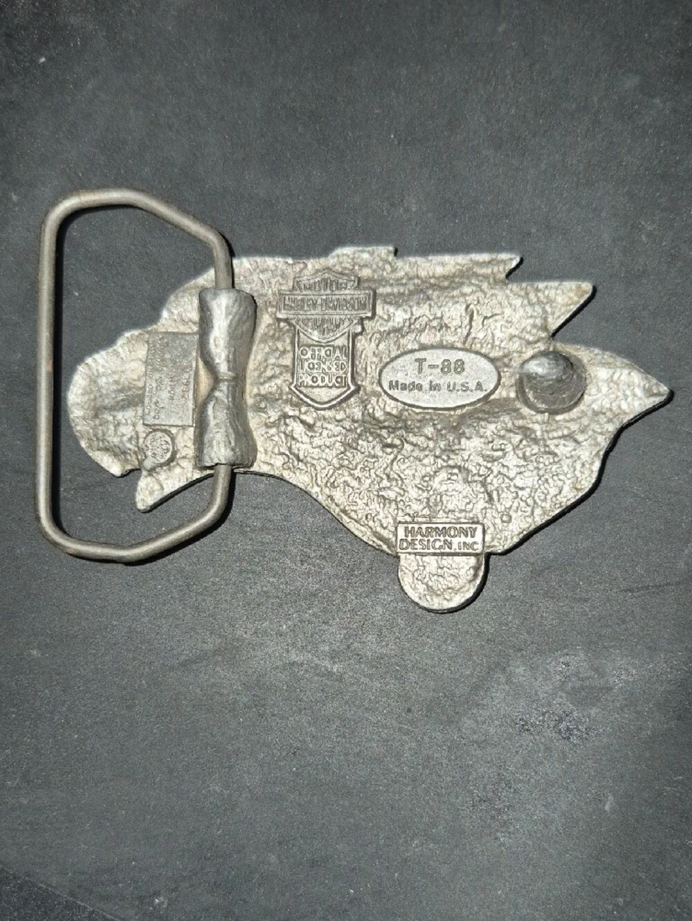 Harley-Davidson Silver Eagle Engine Belt Buckle